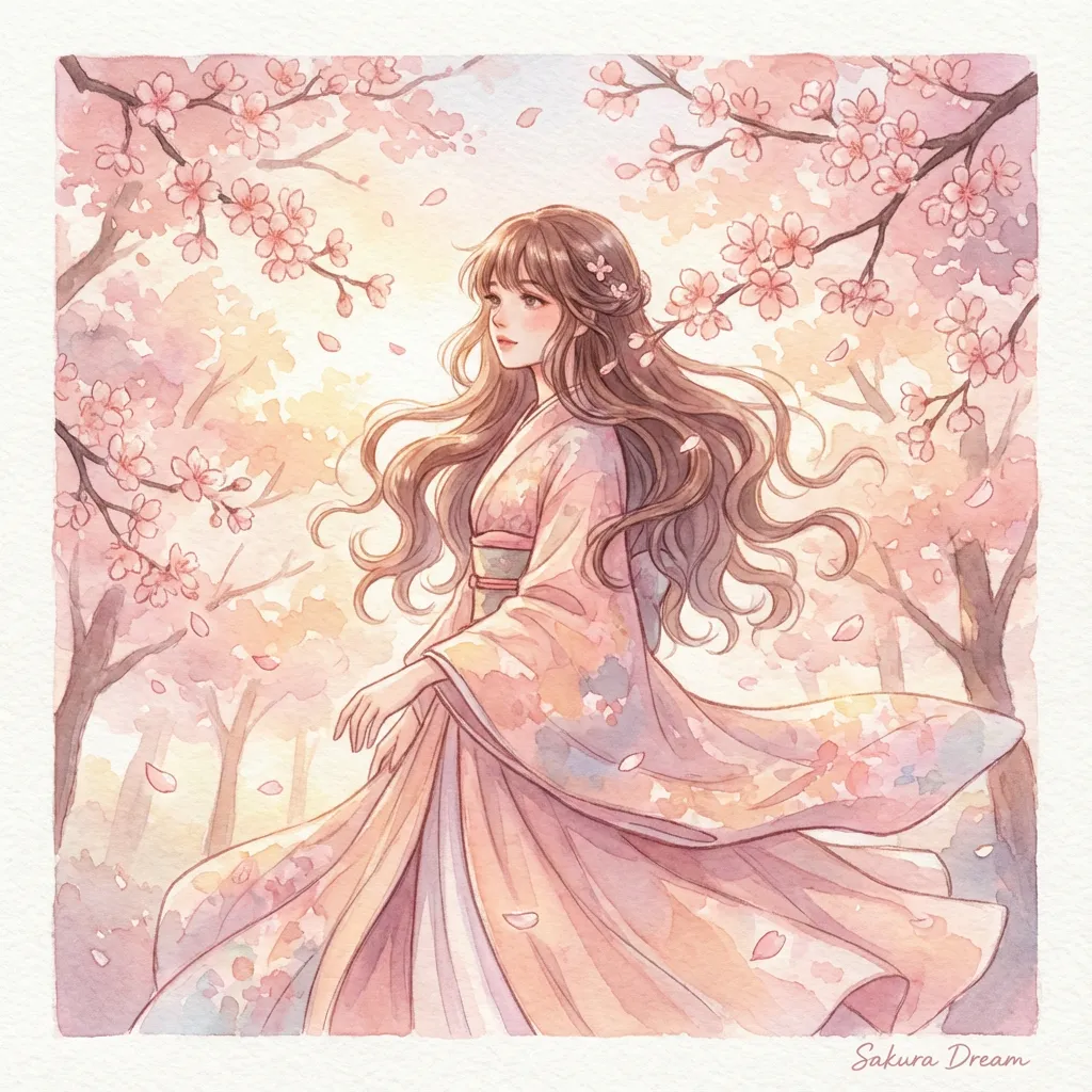 Watercolor anime style example 1