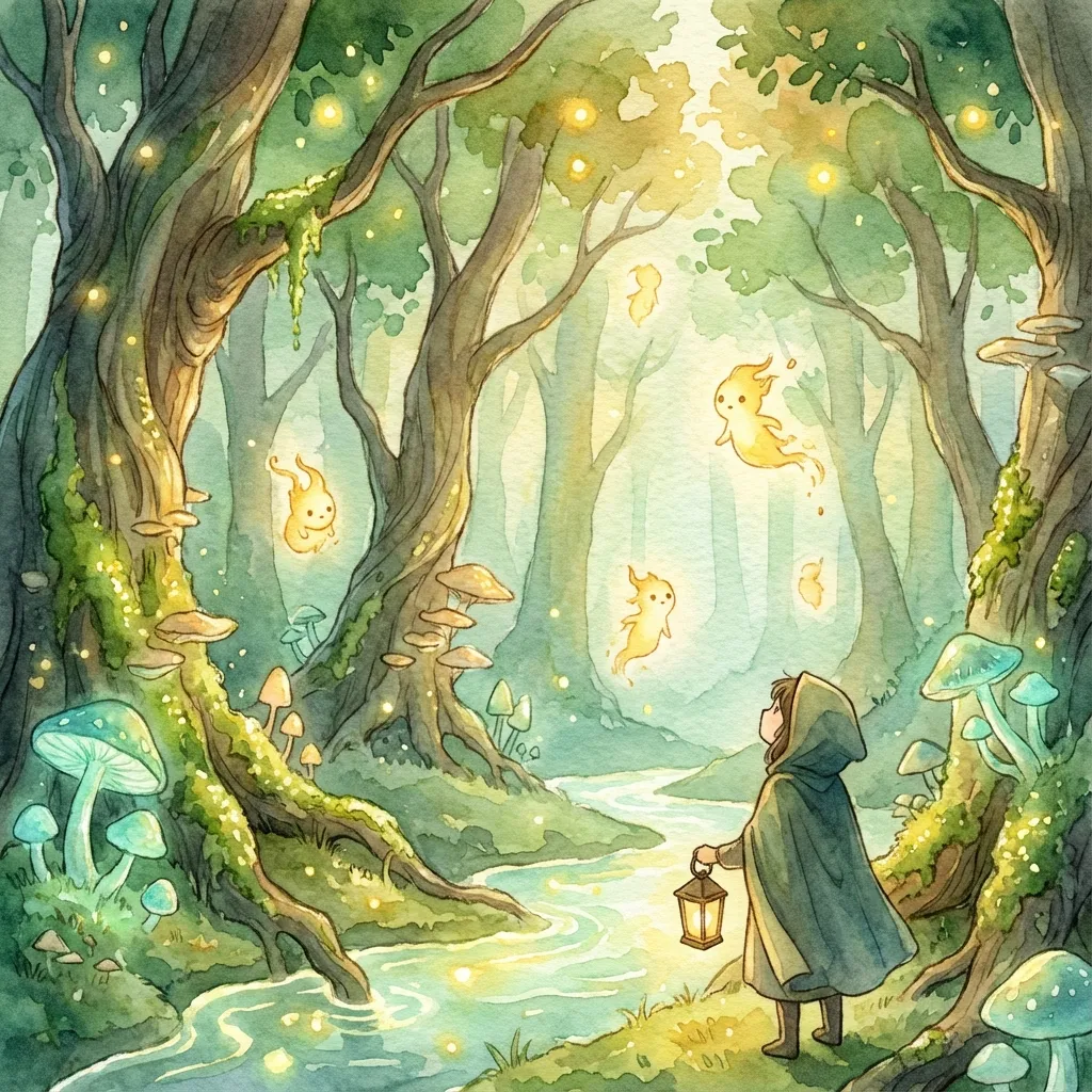 Watercolor anime style example 3