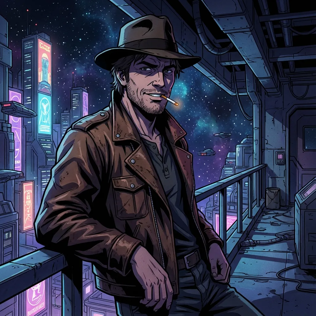 Cowboy Bebop style example 1
