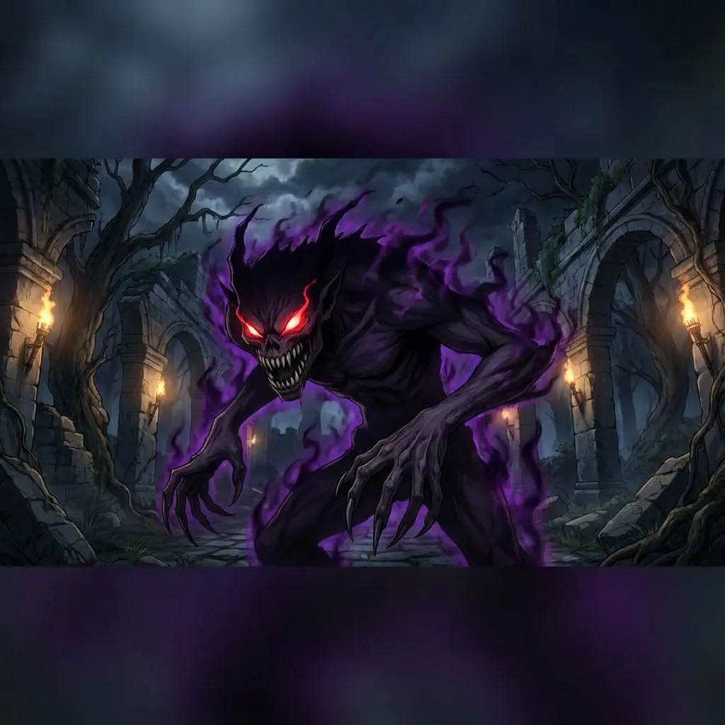 Horror anime style example 1