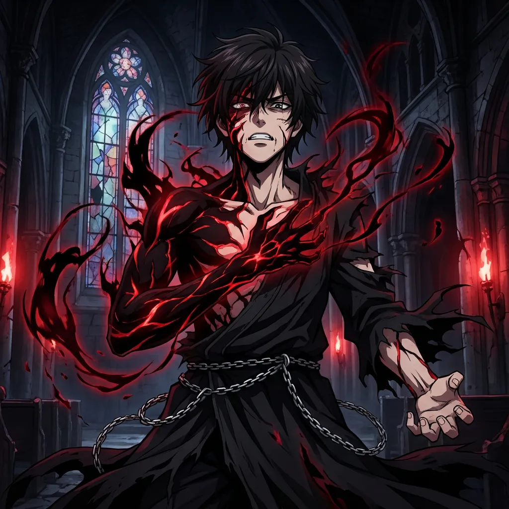 Horror anime style example 2