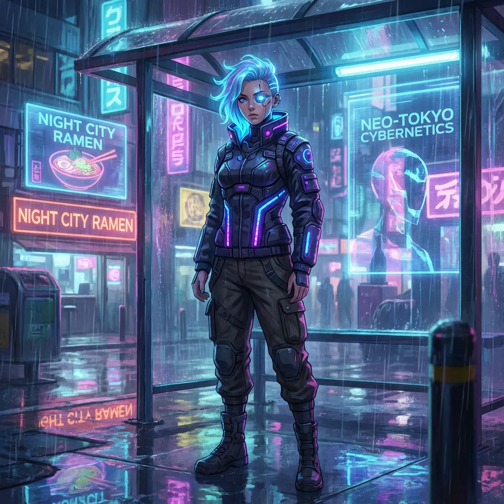 Sci-fi anime style example 1