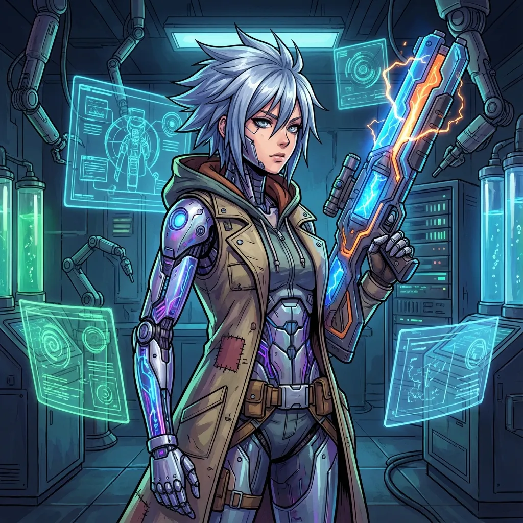 Sci-fi anime style example 3