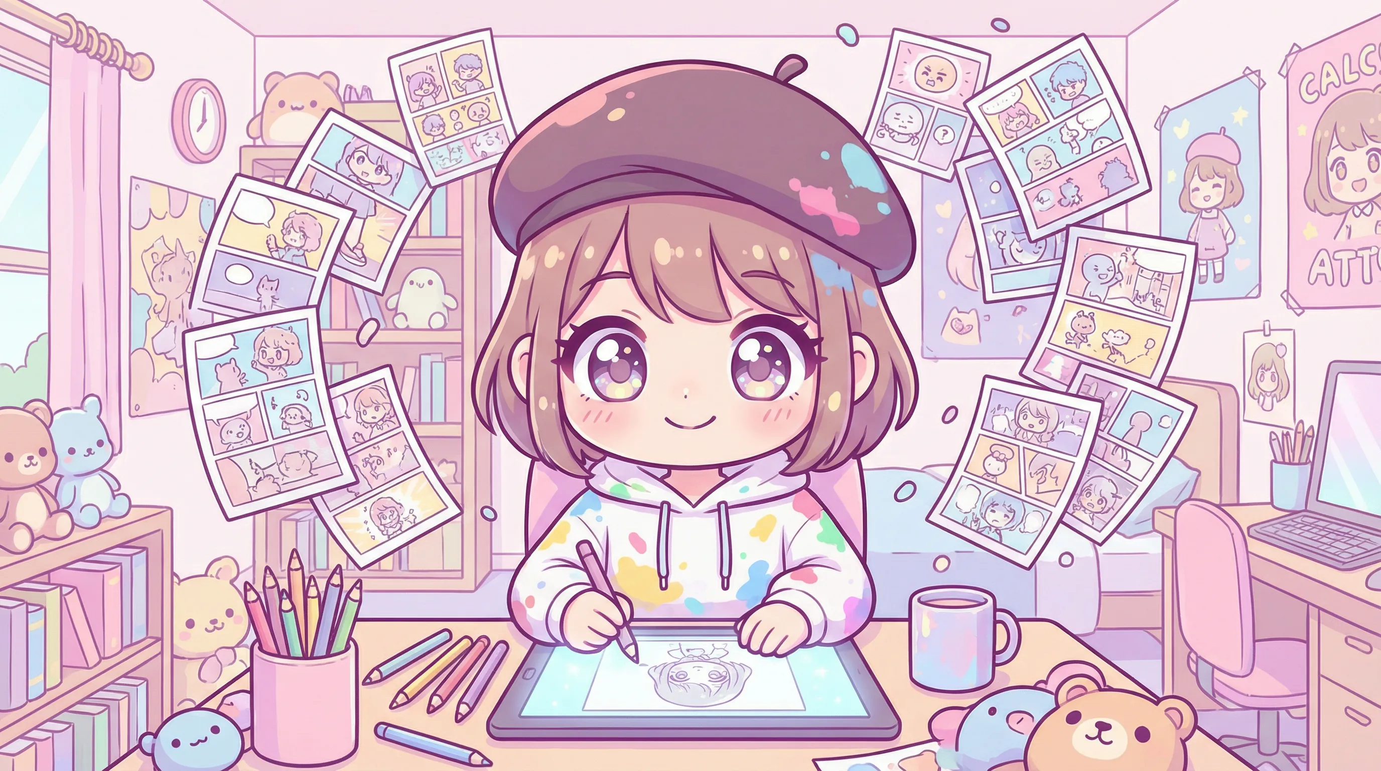 AI comic creator & generator for webcomics and comic books