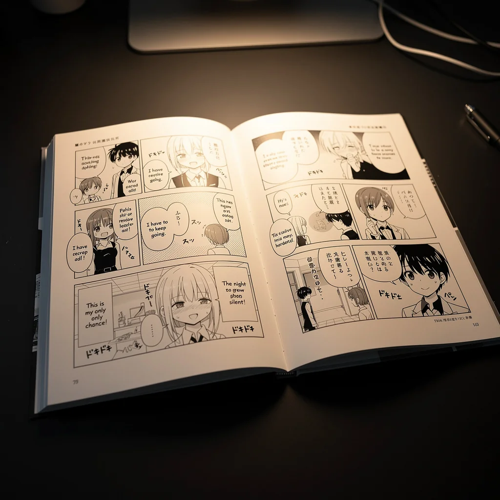 Manga page with speech bubbles and dialogue arranged for clear reading flow