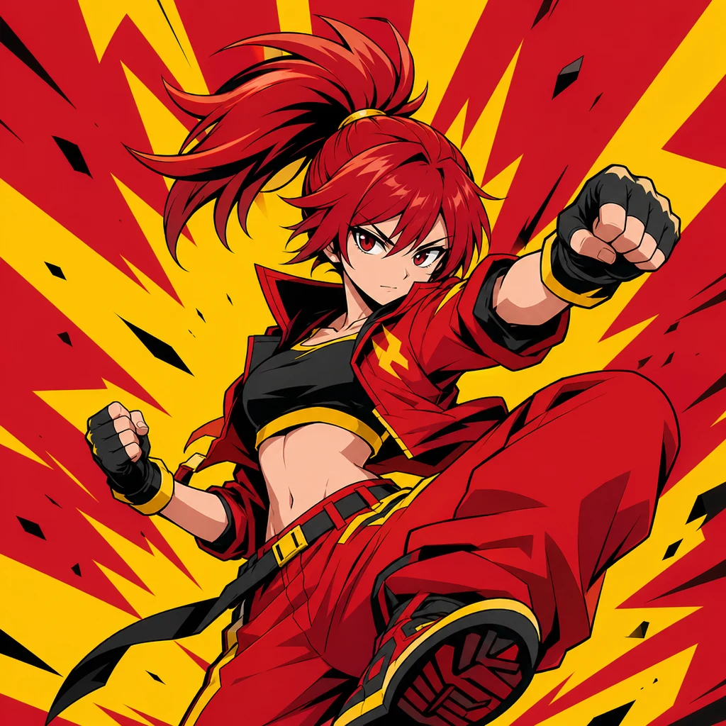 Cel-shading anime style example 1