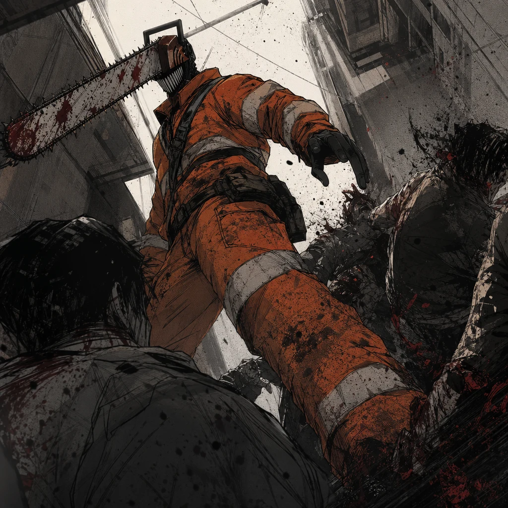 Chainsaw Man style example 2