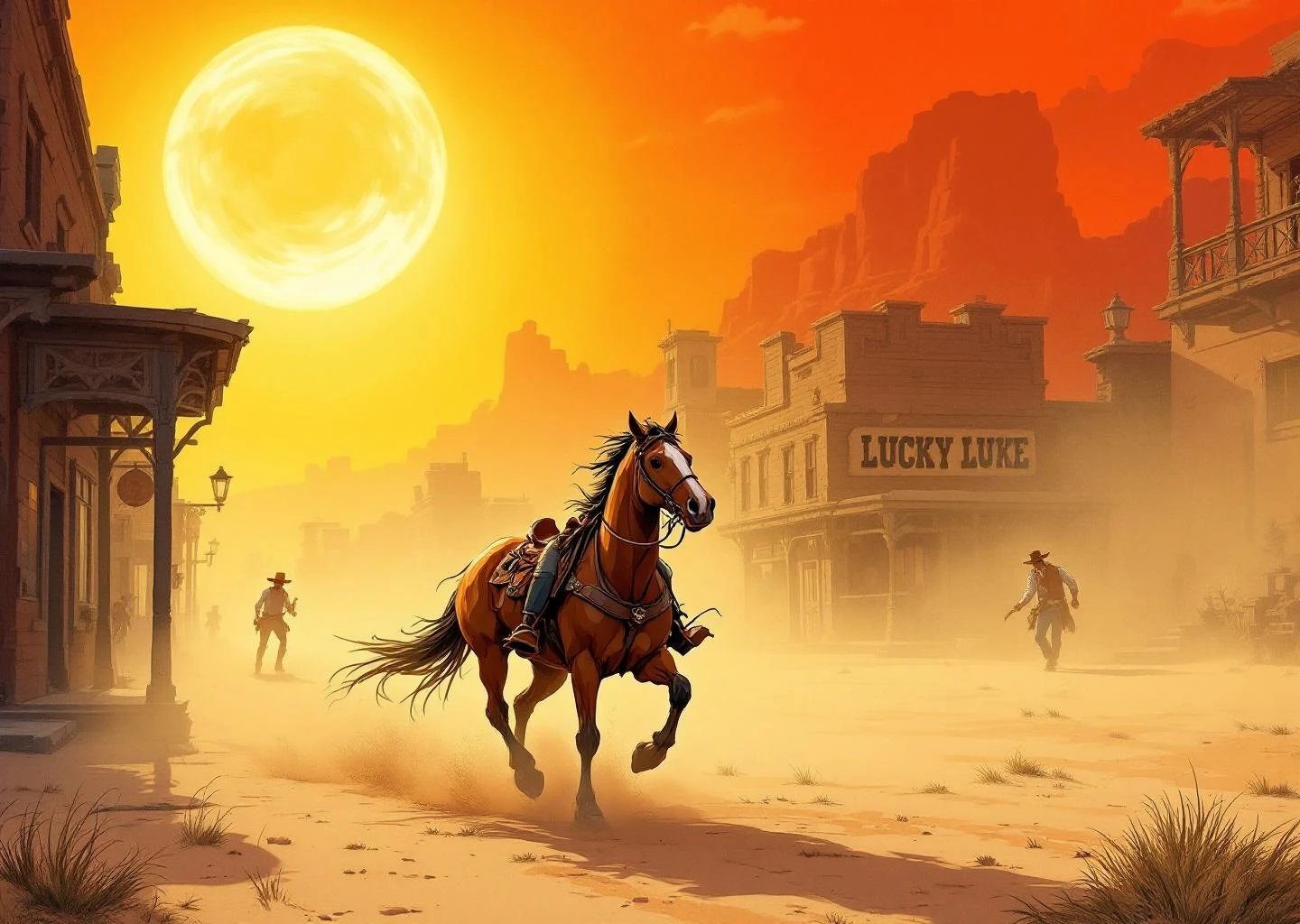 Lucky Luke style
