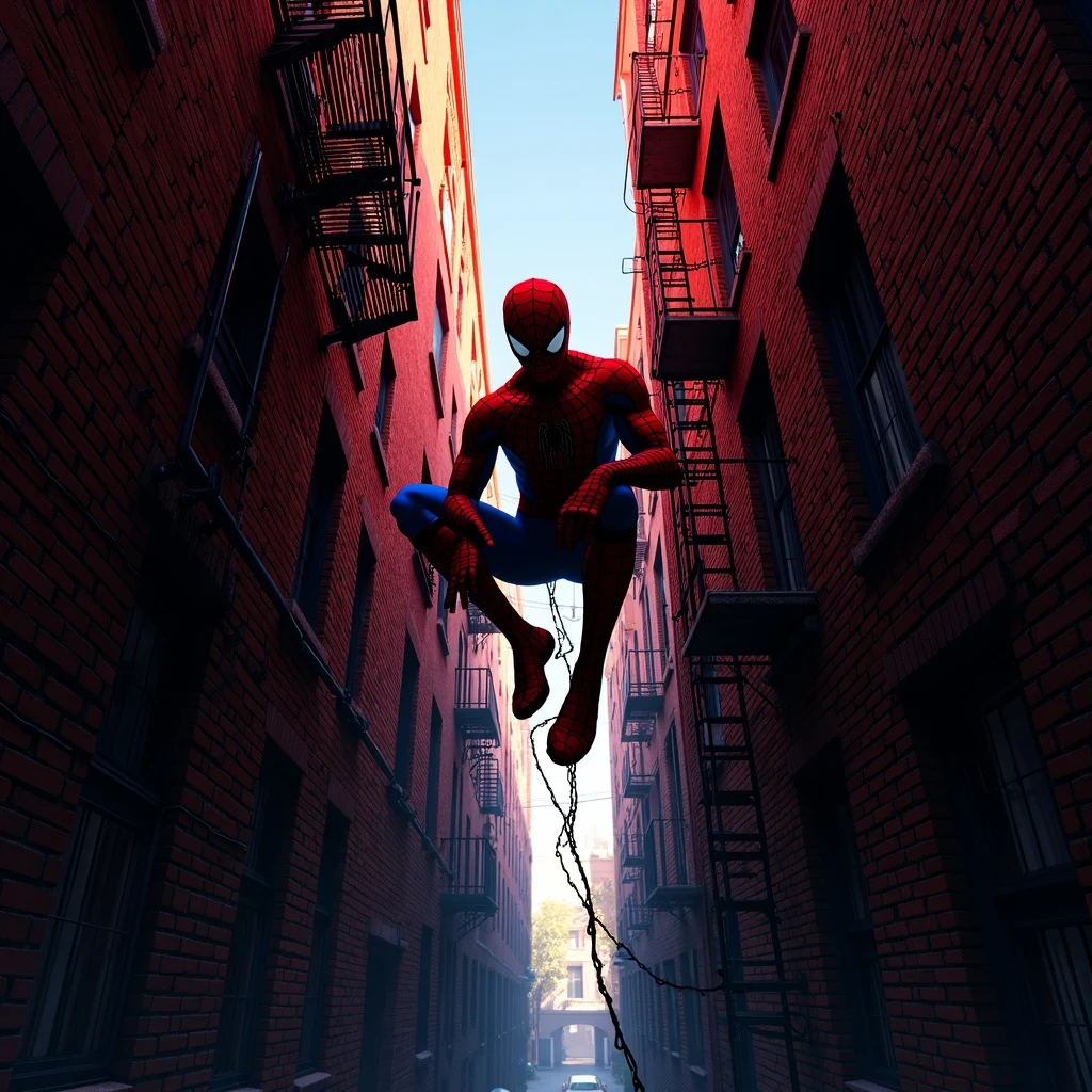 スパイダーマン風 例 1